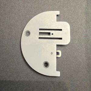 Sewing Machine Stainless Steel Vintage Semi-Circular Zigzag Needle Throat Plate